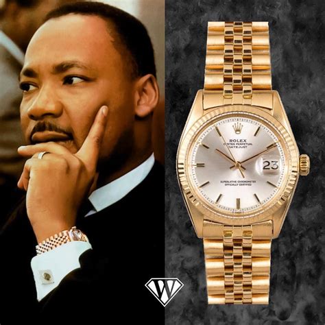 did martin luther king own a rolex|Martin Luther King gold datejust.